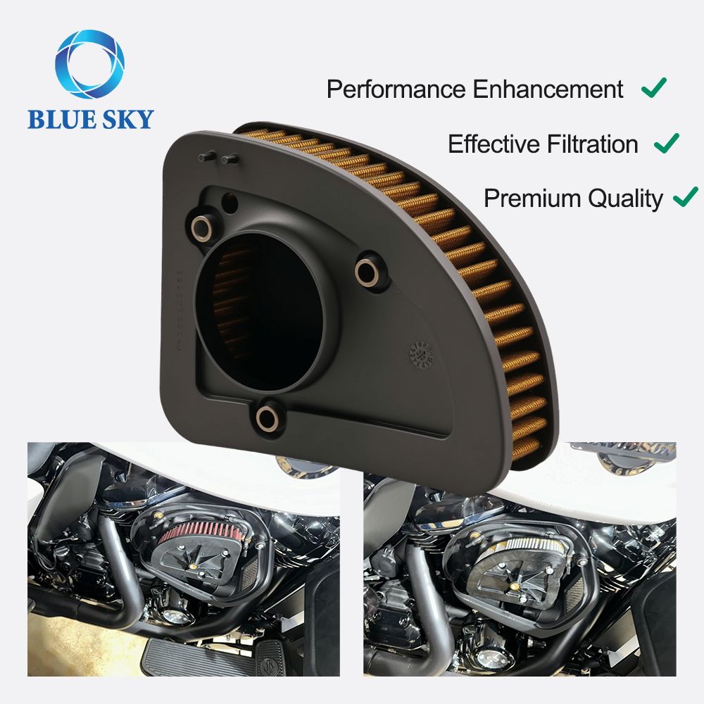Customizable High Air Flow Engine Air Filter for 2017-2023 HARLEY HD-1717 2940021 용 맞춤형 높은 공기 흐름 엔진 에어 필터 2017-2023 HARLEY HD-1717 2940021