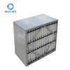 HVAC 필터 V형 박스형 필터 HVAC 금속 프레임 MERV15 필터