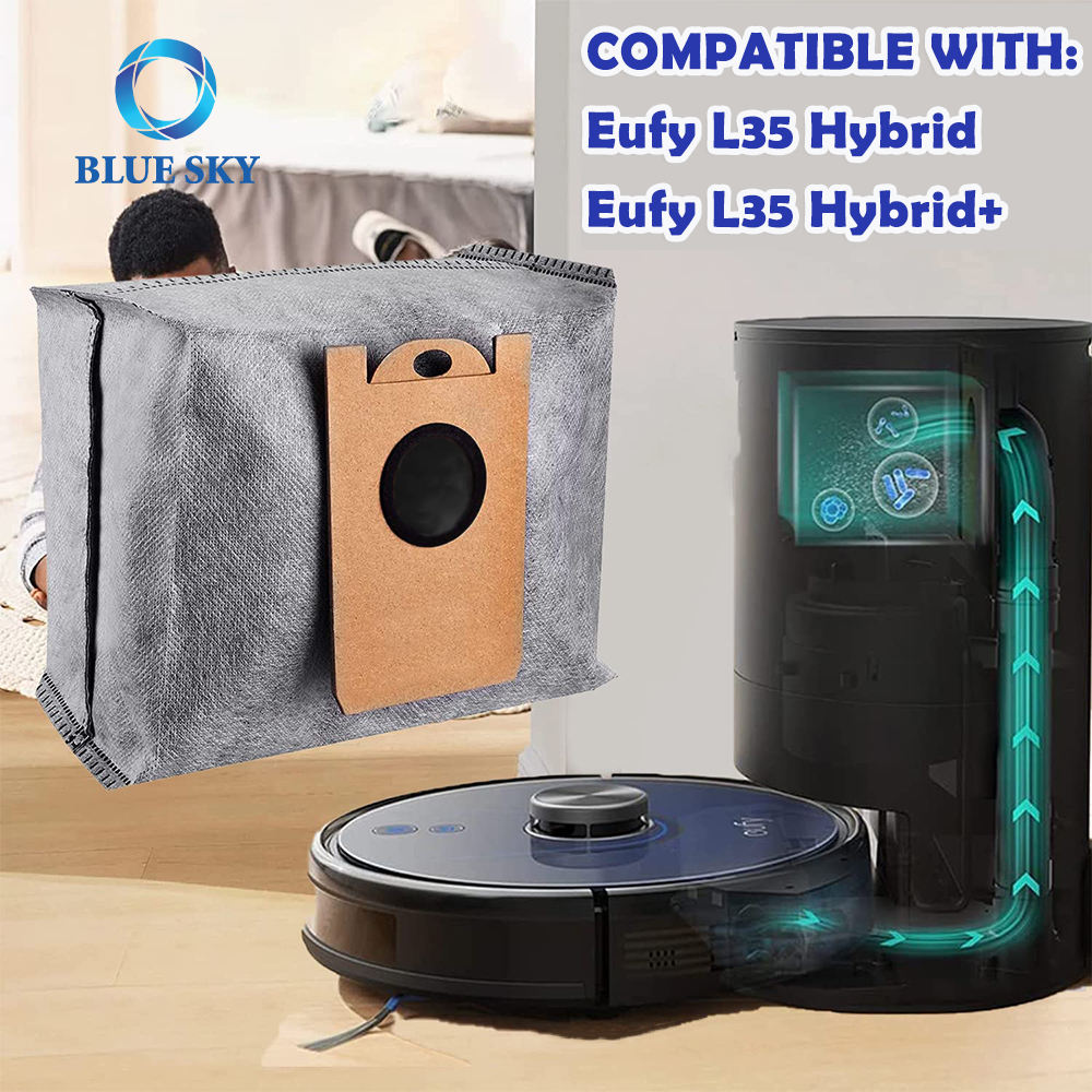Eufy Robovac L35 하이브리드 및 하이브리드+ 로봇 진공 청소기용 부직포 먼지 봉투 교체