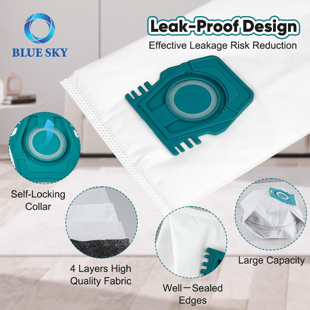 Guard 시리즈 L1 S1용 교체용 부직포 진공 청소기 먼지 봉투 - OEM 제조업체 공급