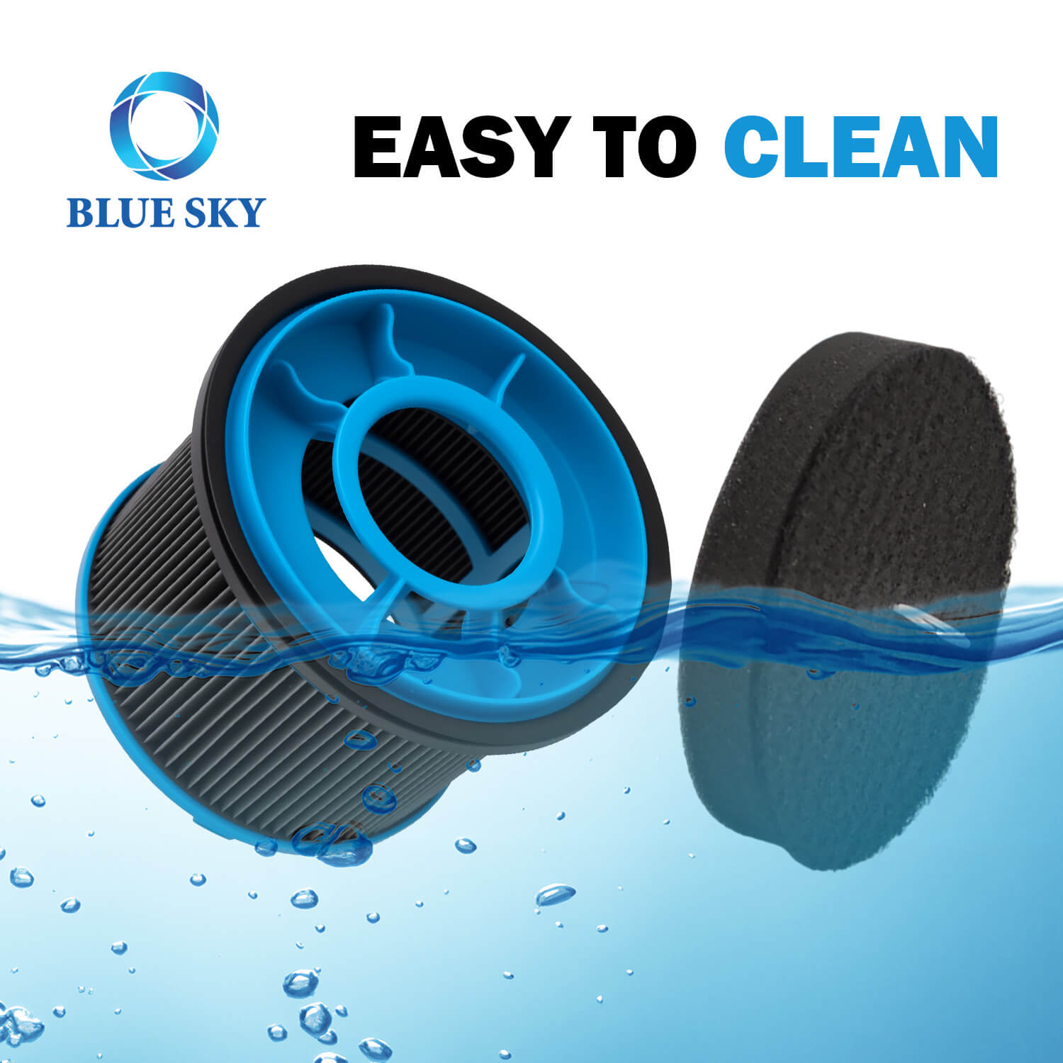 PowerClean FurGuard 280W 진공 청소기용 고효율 폼 및 HEPA 교체 필터 - 공장 직접 공급