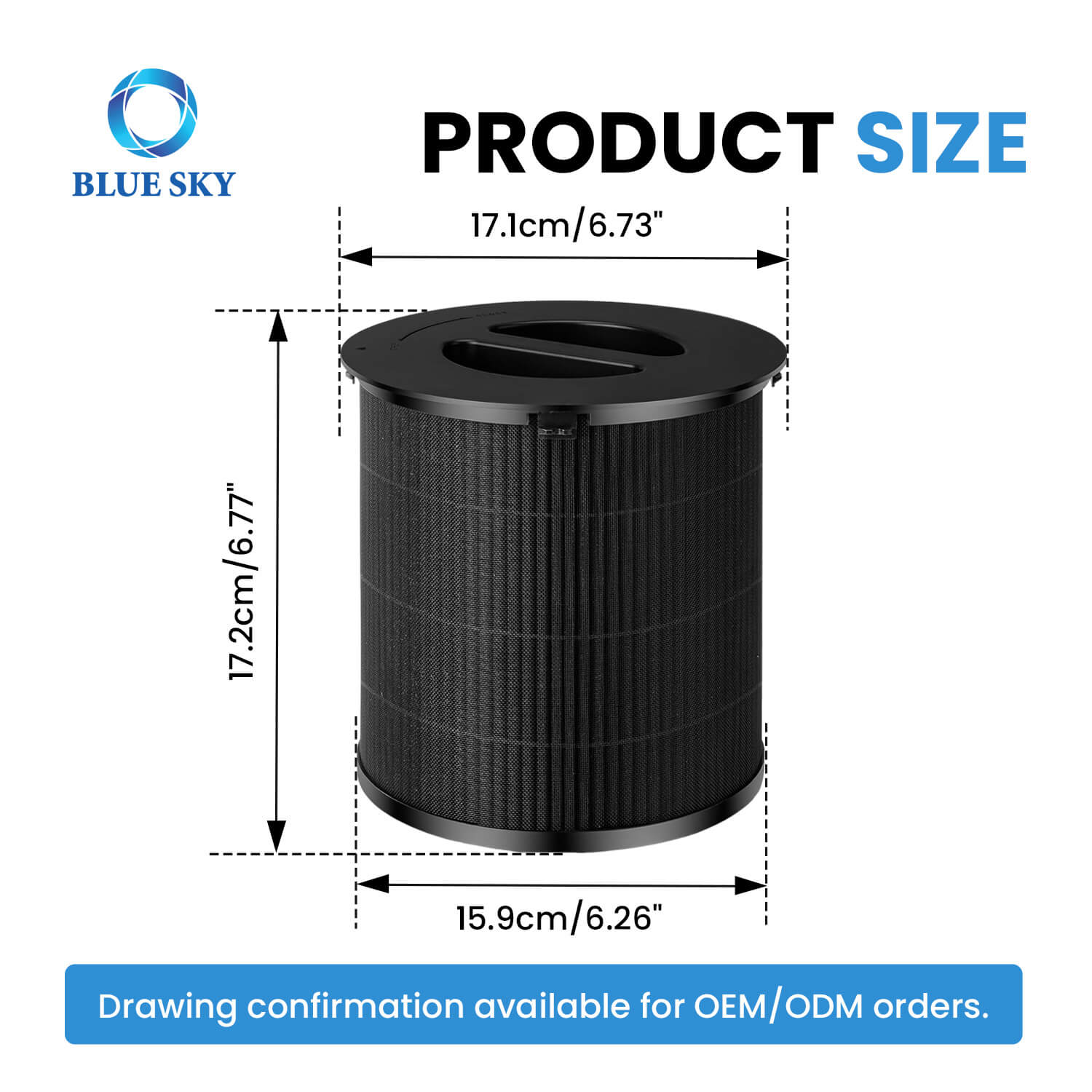 PuroAir 130i 공기청정기용 130i 교체 필터 - H13 HEPA OEM 공급업체