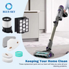 고효율 HEPA 필터 폼 및 펠트 필터 상어 무선 진공 IP3251 IP3251C IP3252, B2B 진공 청소기 부품 공급 업체
