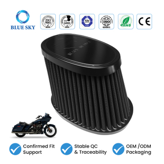 29400384 Harleys-Davidson Low Rider S ST 브레이크아웃 117 투어링 CVO 헤비 브리더 흡입구와 호환되는 에어 필터 요소