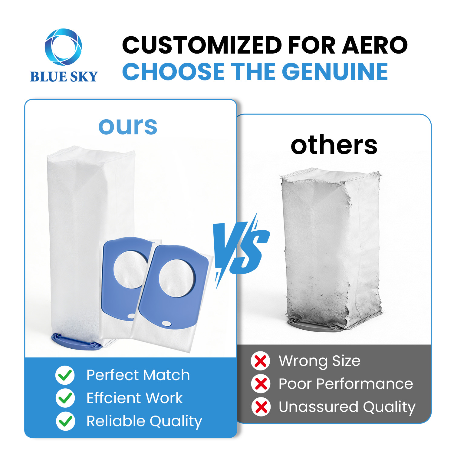 무선 스틱 진공 청소 스테이션에 적합한 교체 먼지 봉투 - 고효율 일회용 진공 먼지 봉투