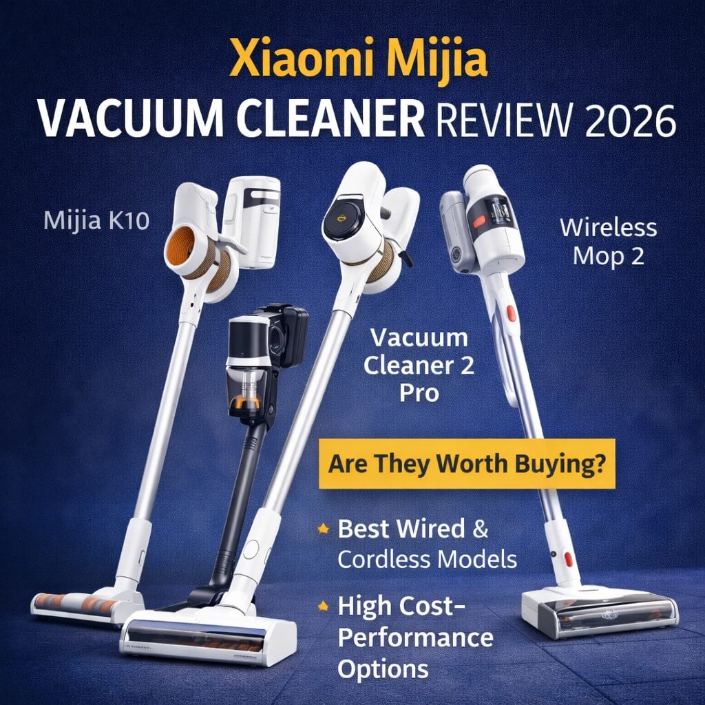 Xiaomi Mijia 진공 청소기 리뷰 2026 - 비교 가능한 최고의 유무선 모델