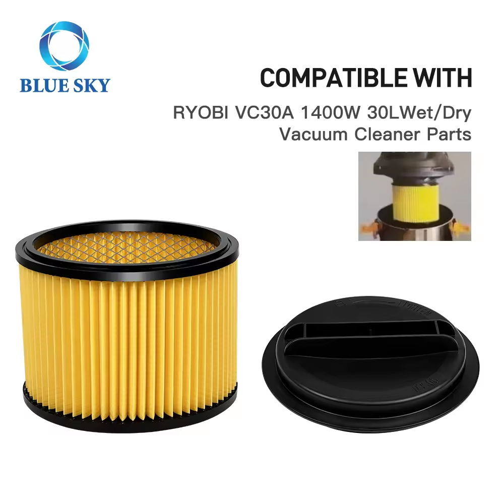 Ryobi Vc30A 1400W 30L 습식 건식 진공 청소기용 Ryobi 부품 HEPA 필터 교체