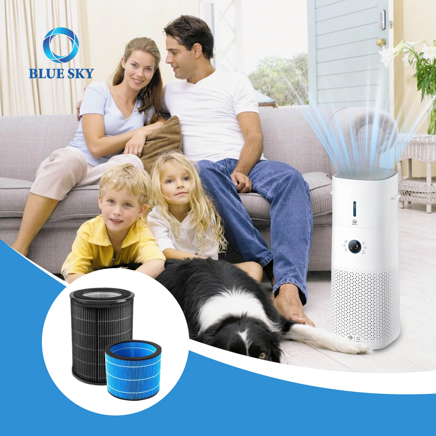 FY3437/FY3455 H13 Philips Air Pirifiers 및 가습기에 대한 진정한 HEPA 필터 교체