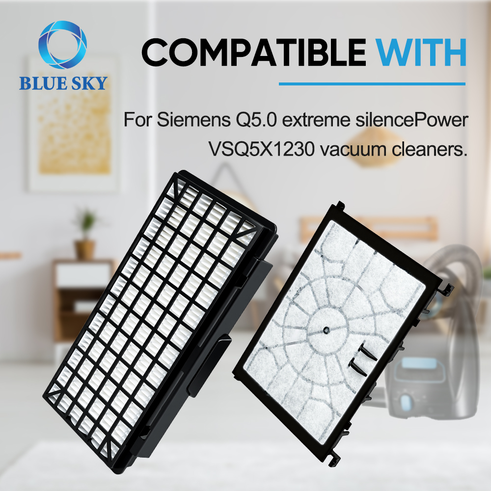 Siemenss Q5 Q8과 호환되는 HEPA 및 모터 필터 키트