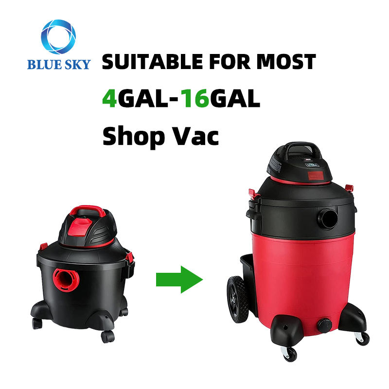 세척 및 재사용 가능 90344 Shop Vac 4-16 Gallon 습식 건식 진공 청소기 액세서리 용 카트리지 필터 교체