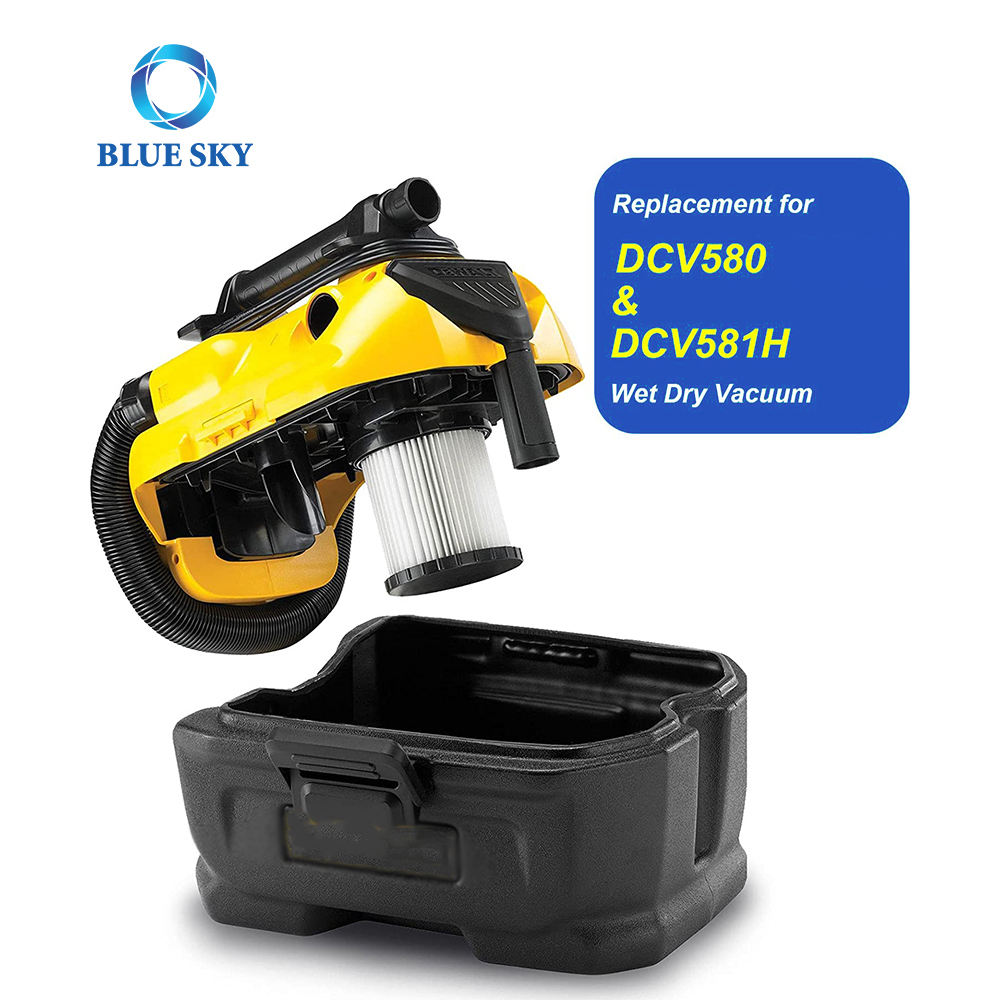 Dewalt DCV580 및 DCV581H 습식 건식 진공 청소기 부품 용 세척 가능 진공 청소기 DCV5801H 교체 필터