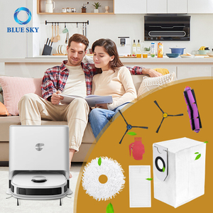 Midea V12 V10 W11 로봇 진공 용 진공 청소기 부품 롤러 브러시 사이드 브러시 걸레 천 먼지 봉투 HEPA 필터 교체