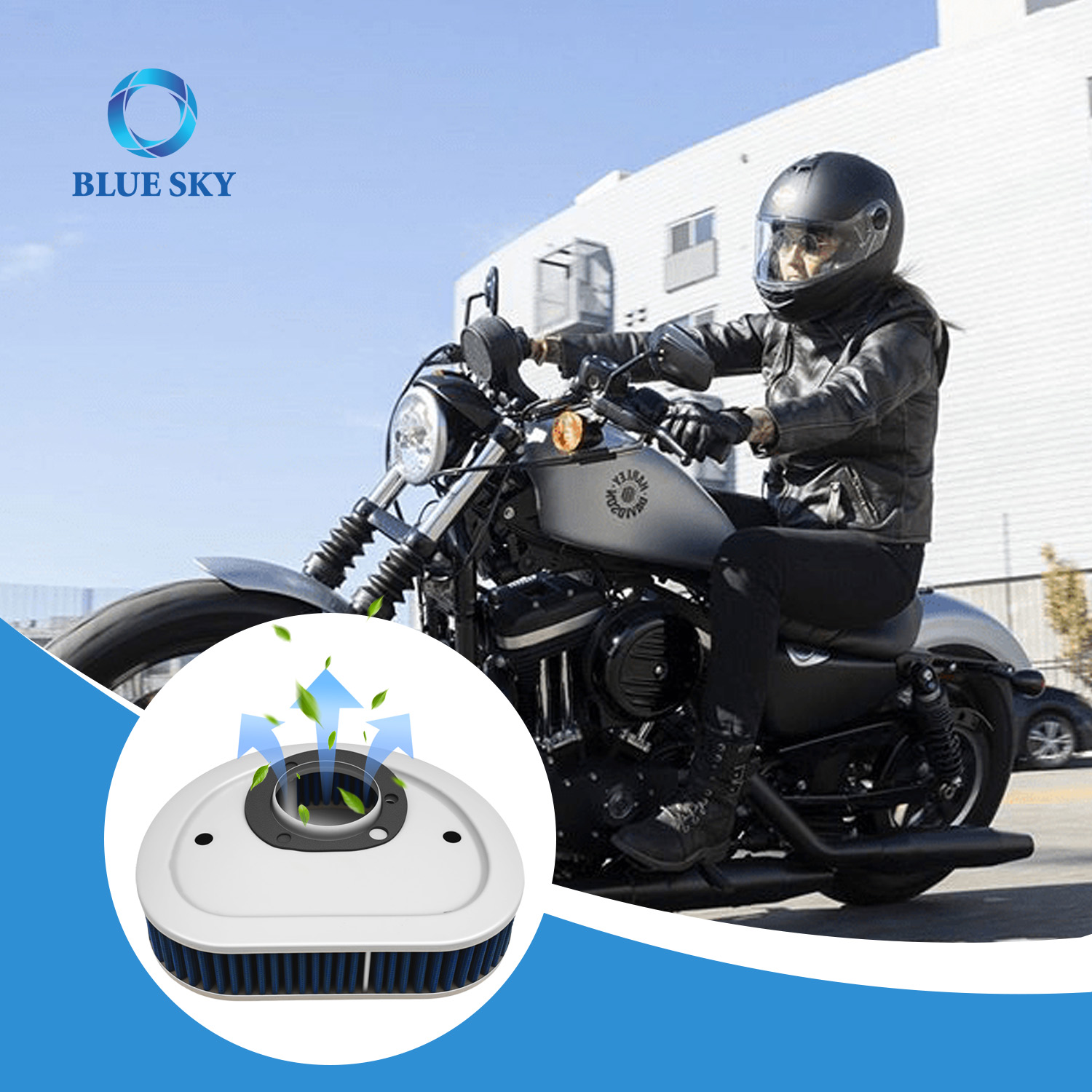 29461-99 HD-1499 Harley Davidson Motorcycles 용 고 유량 에어 필터