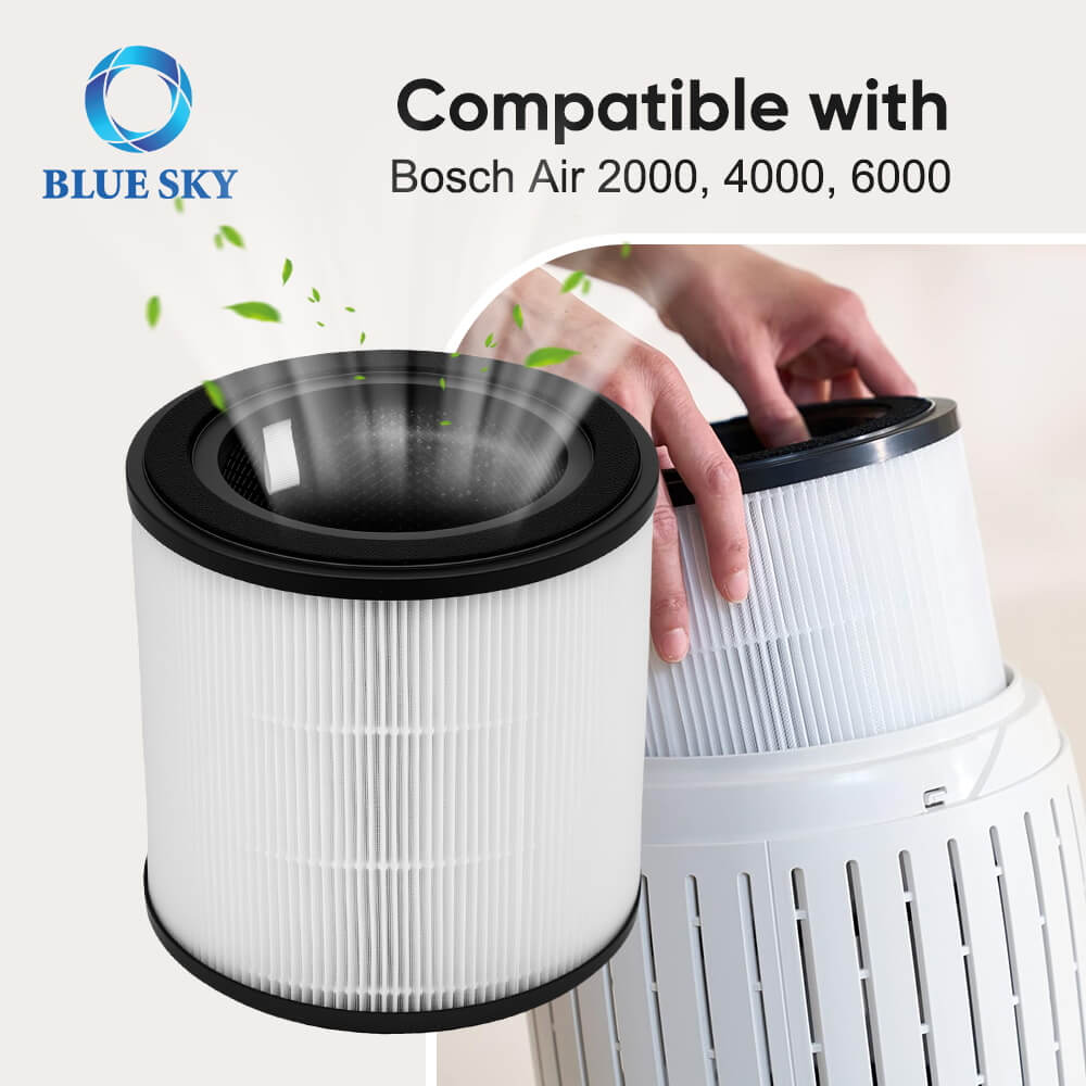 Bosch Air 2000 공기 청정기용 3-in-1 HEPA + 활성탄 필터 교체 – 고효율 공기 청정기 필터
