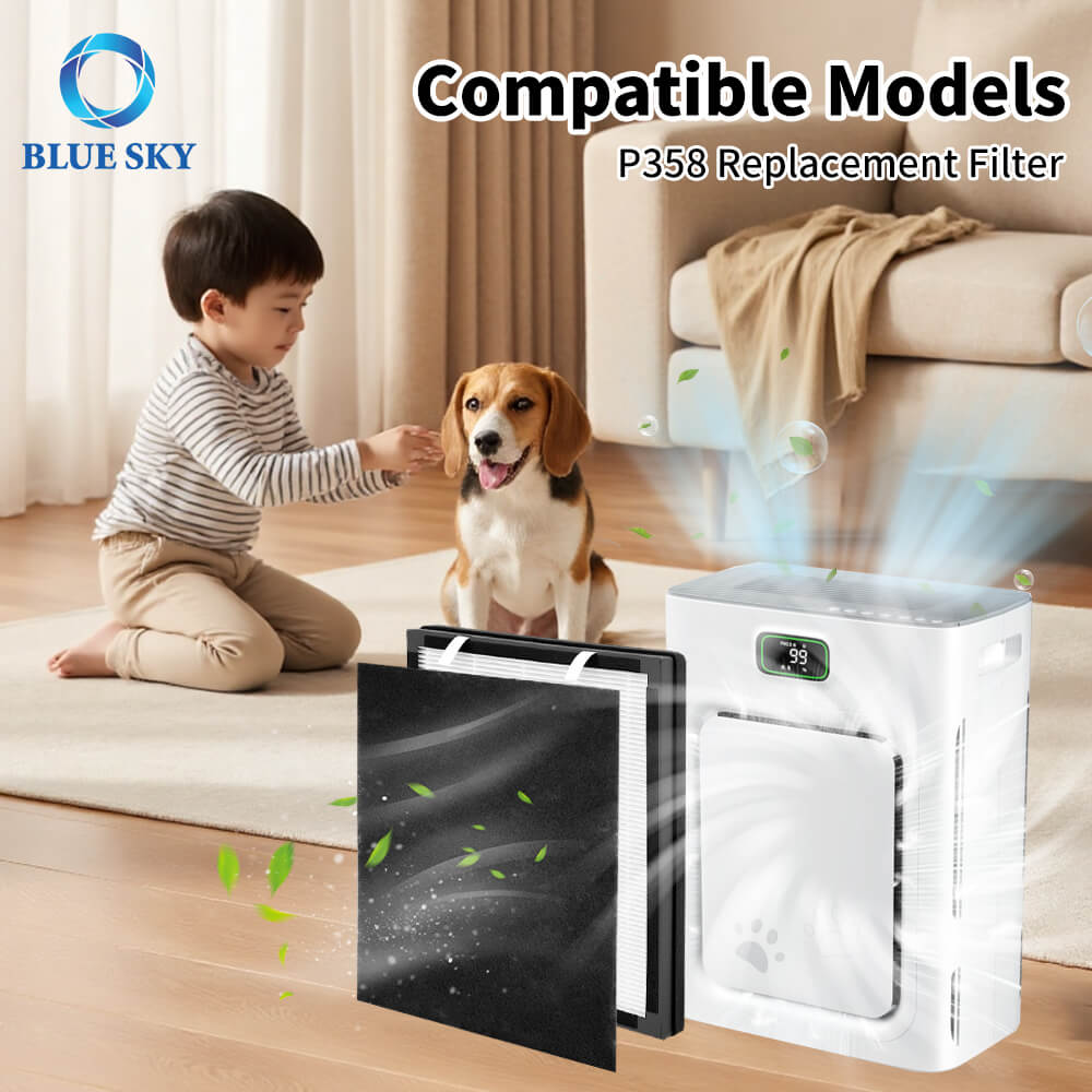 HEAPETS P358 공기 청정기용 교체 HEPA 활성탄 필터 - OEM 도매 공기 필터 제조업체