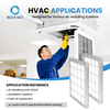 HVAC용 알루미늄 프레임 평면 패널 프리필터