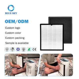 ECOSELF 공기 청정기용 3-in-1 HAP603 활성탄 True HEPA 교체 필터