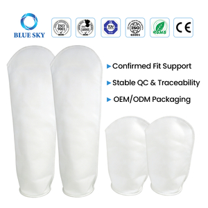 PP PE 액체 필터 백 크기 1 및 크기 2 - 산업용 여과 솔루션 1-200 마이크론