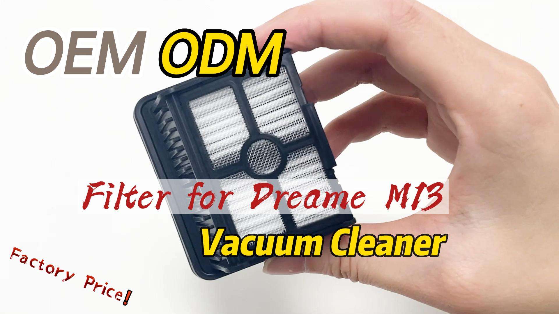 Dreame M12 / M12Pro H13 / M13 / T12 / H12Pro 진공 액세서리용 세척 가능하고 재사용 가능한 진공 청소기 필터 교체