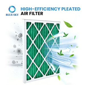 HVAC 환기 시스템용 G4 주름형 패널 공기 필터 24x24x2 인치 
