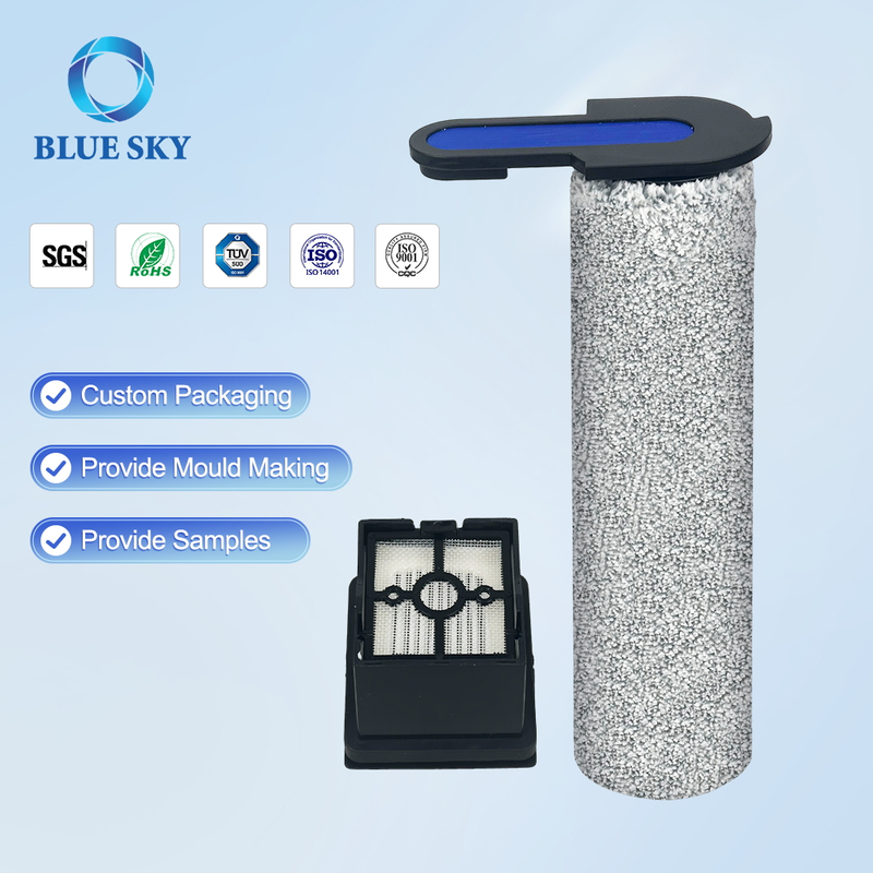 Haier Pro/Plus Floor Washer 용 A500/G500 롤러 브러시 및 필터 키트 교체 - 진공 청소기 액세서리