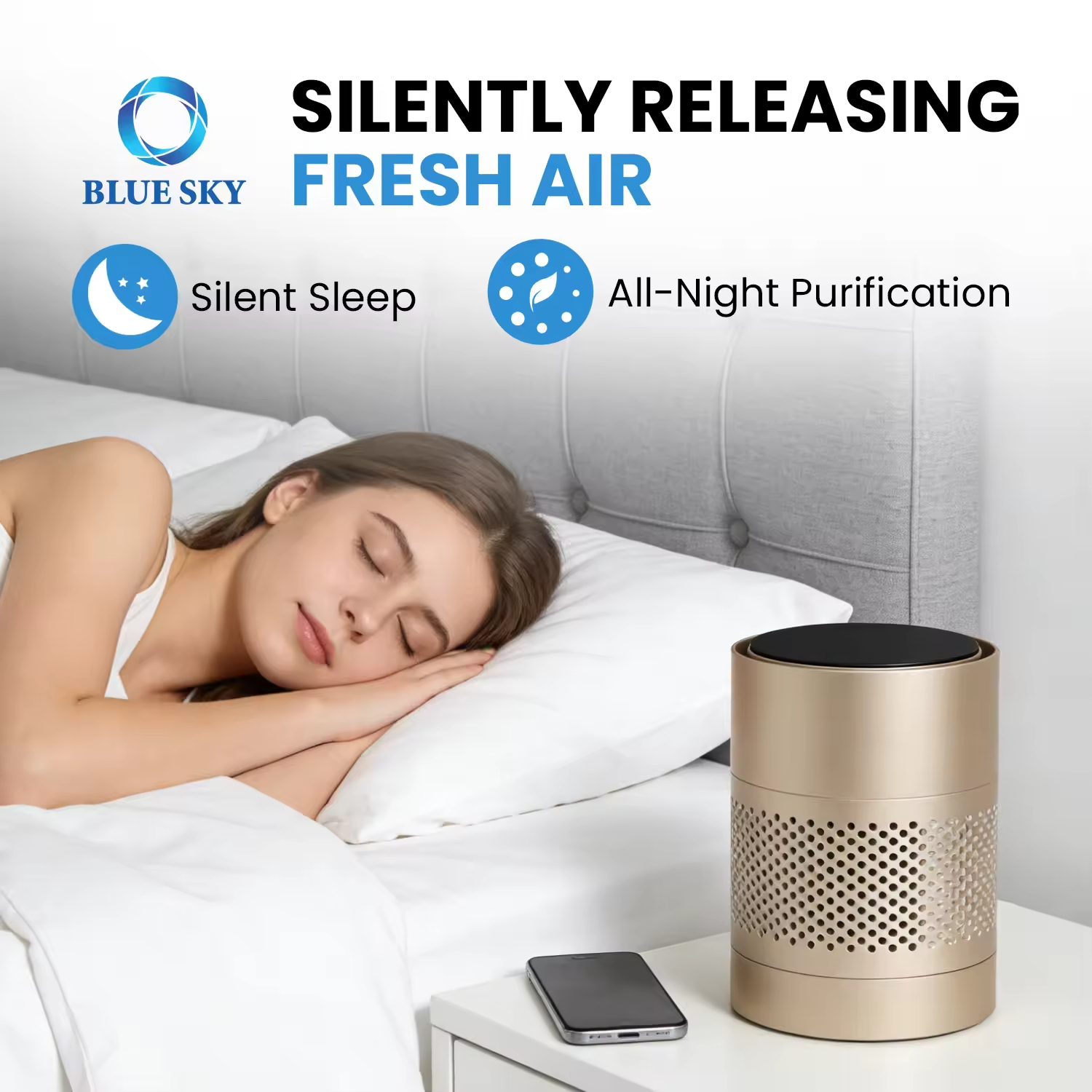 가정 및 사무실용 UV-C 공기청정기 - 살균기능을 갖춘 HEPA 공기청정기