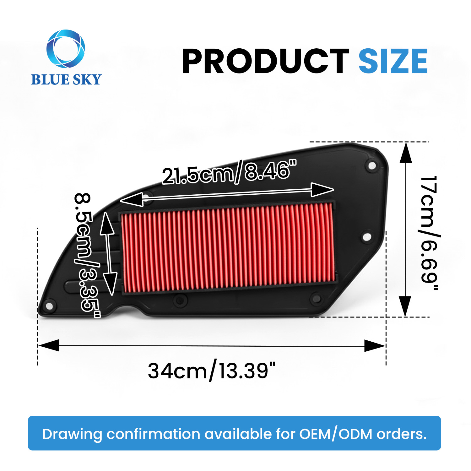 KYMCO Downtown 300/300i/350/350i 엔진 공기 흡입 필터 용 고 유량 오토바이 에어 필터 교체