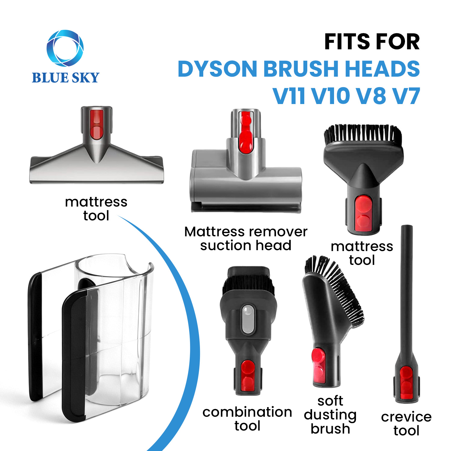 Dysons V11s V10s V8s 벽걸이 보관 브래킷과 호환되는 진공 청소기 홀더 클립 맞춤형 사용 가능