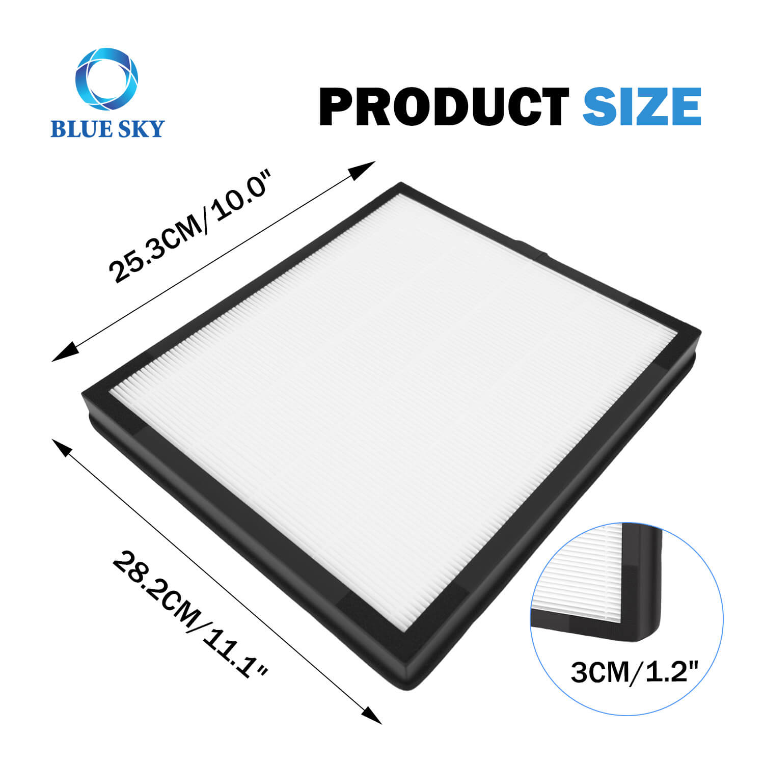 공기청정기용 HY4866 H13 HEPA 필터 교체 - OEM 제조업체 공급