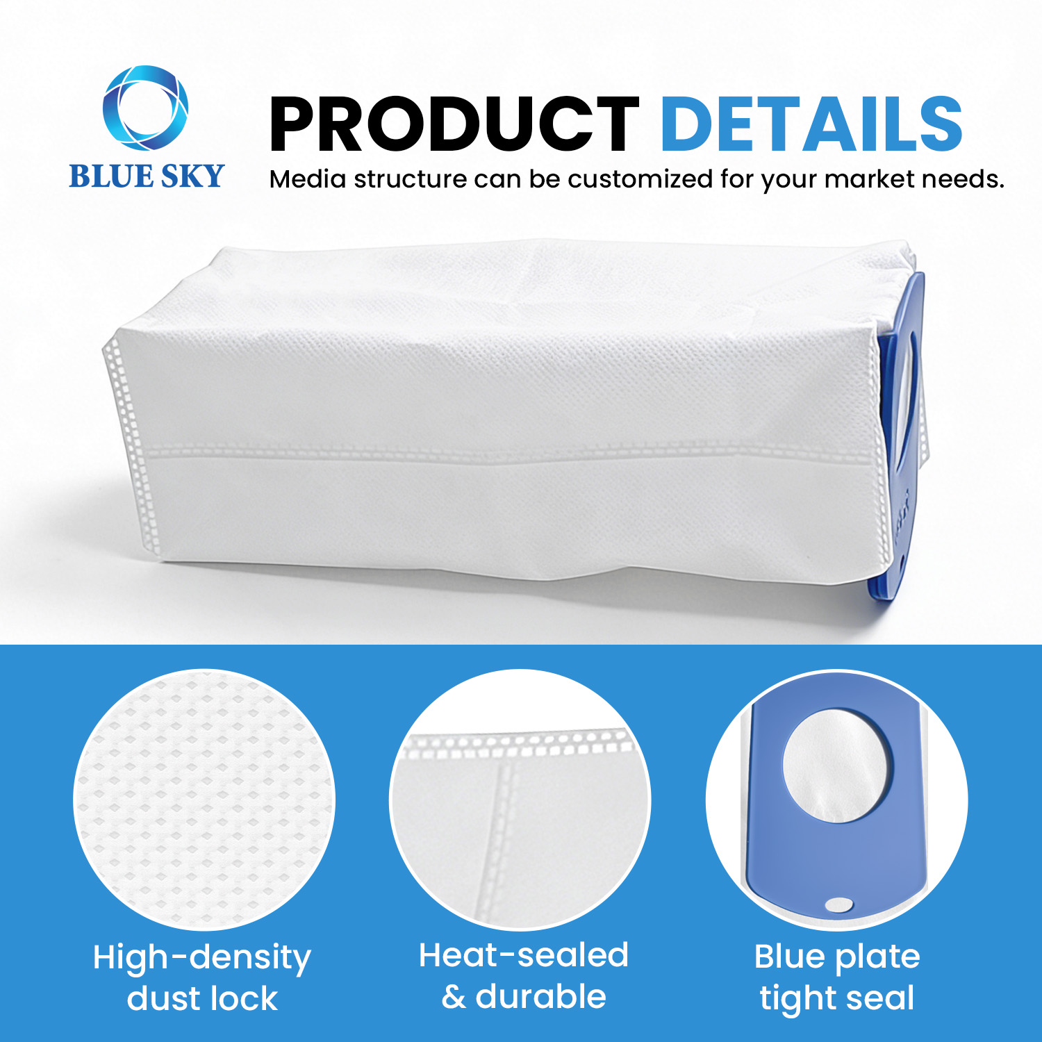 무선 스틱 진공 청소 스테이션에 적합한 교체 먼지 봉투 - 고효율 일회용 진공 먼지 봉투