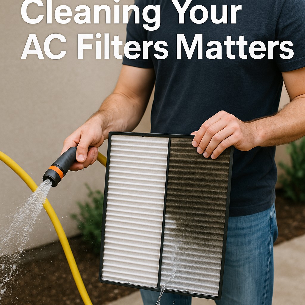  이번 여름에 시원하게 유지하십시오 : AC 및 HVAC 필터를 청소하는 이유