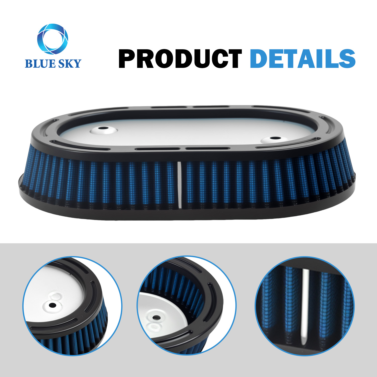 Harley Softail 2018+ Milwaukee Eight 107 114 엔진 오토바이 에어 필터 공급 업체 용 맞춤형 에어 필터