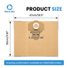 Einhells BT-VC 1250 S 및 INOX 1250/1 진공에 적합한 15/20L 교체 용지 먼지 필터 백 맞춤형 사용 가능