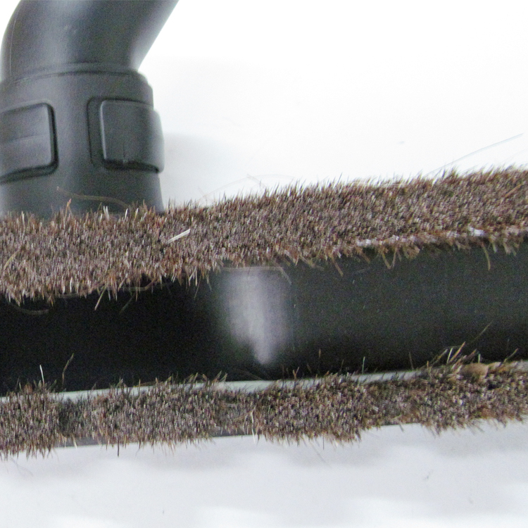 내경 32mm 1 및 1/4 인치 부드러운 강모 진공 청소기 부착물이 있는 범용 경목 바닥 브러시