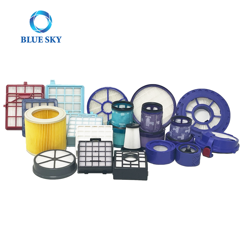 Nanjing Blue Sky Filter Co., Ltd.는 다양한 유명 진공 청소기 브랜드에 맞는 다양한 필터를 제공합니다.