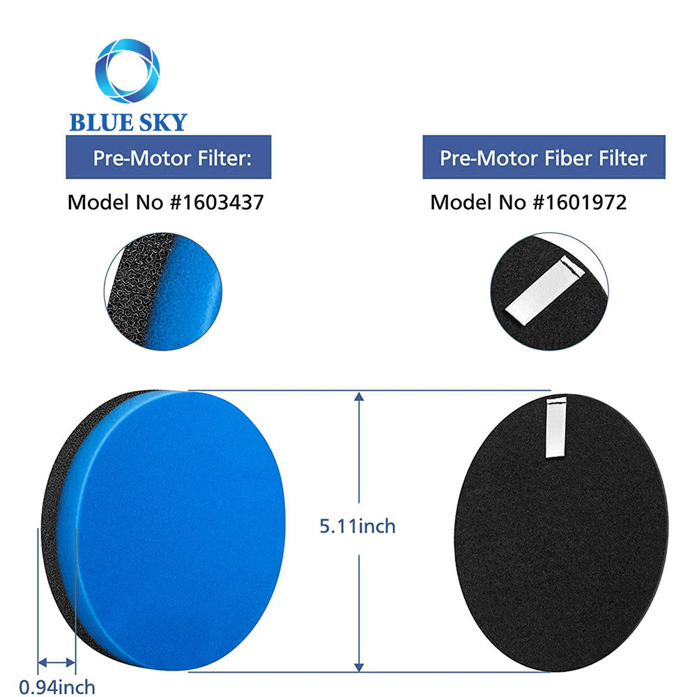 Bissell 2998 Multiclean 리프트 오프 애완 동물 진공 청소기 용 교체 H11 프리 모터 폼 펠트 필터 키트 부품 1625641