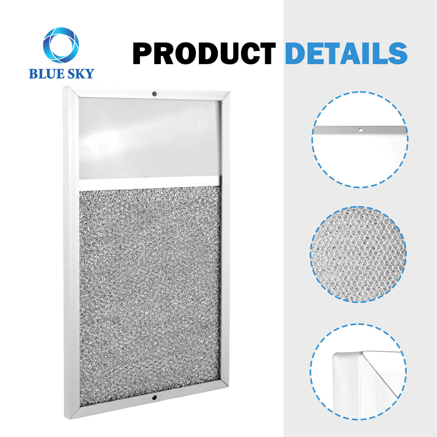 Sr610027 도매 쿡 레인지 후드 필터 그리스 필터, Broann R610027 용 알루미늄 메쉬 그리스 렌즈 레인지 후드 필터