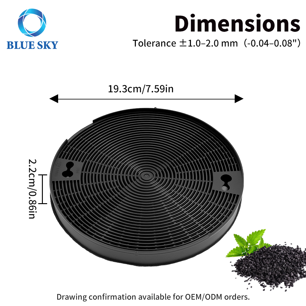 월풀, 키친에이드, 삼성과 호환되는 고효율 활성탄 레인지 후드 필터 