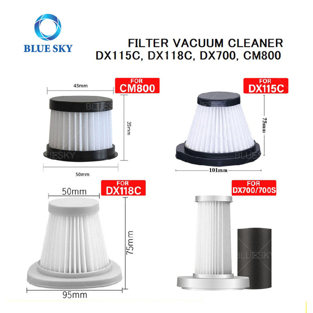 Deerma CM1300 VC40 DX115 DX118C DX700 진공 청소기 예비 부품용 Bluesky 교체 필터