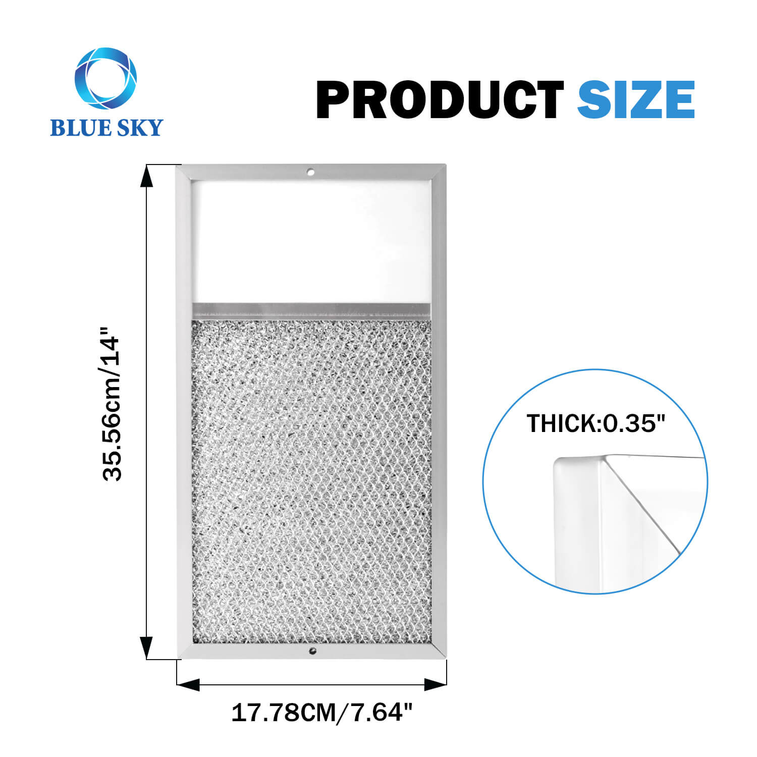 Sr610027 도매 쿡 레인지 후드 필터 그리스 필터, Broann R610027 용 알루미늄 메쉬 그리스 렌즈 레인지 후드 필터