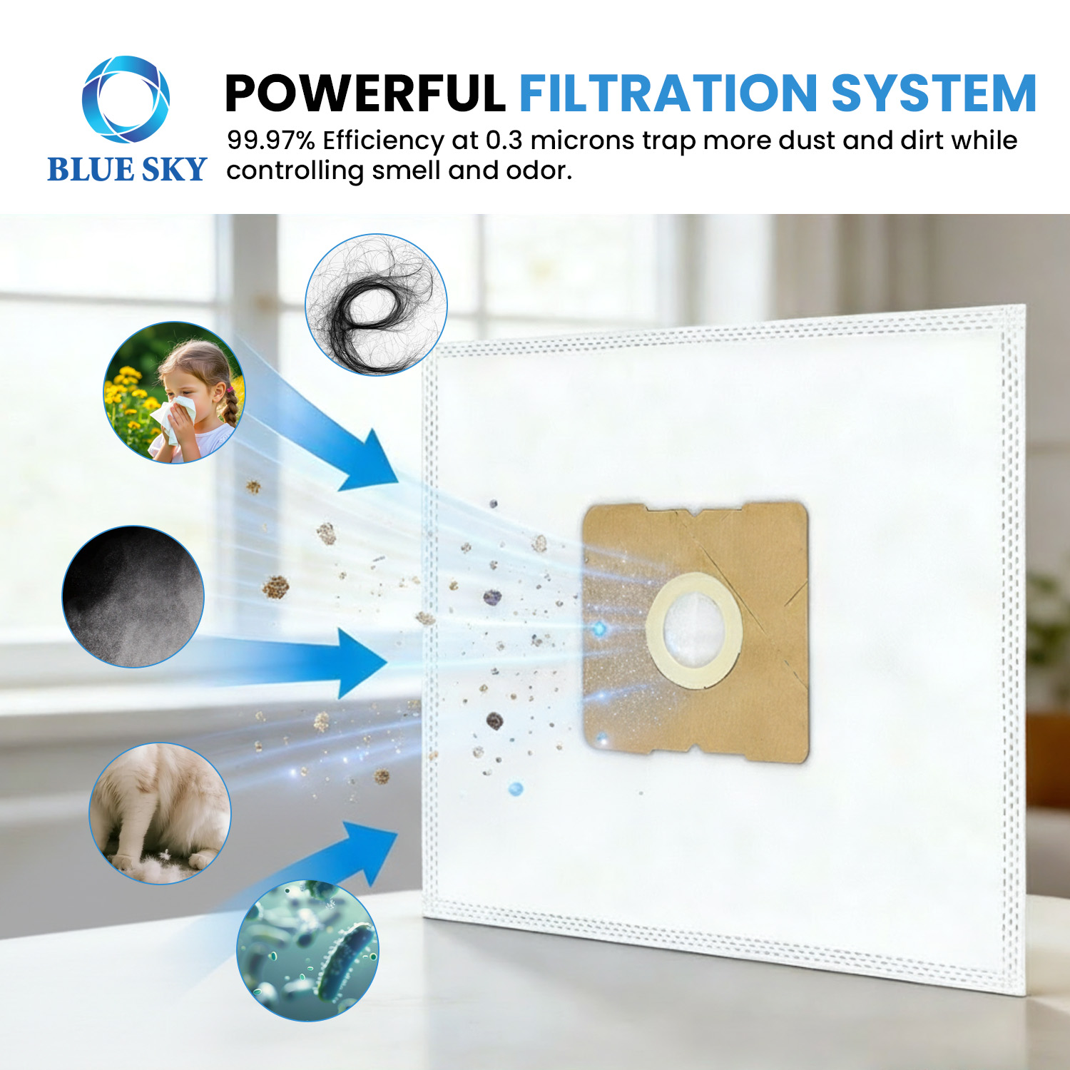 Moonlight Pizzazz Sunburst Jill Jack Snap에 적합한 HEPA Type Z 진공 백 교체 RZH-6 SZH-6 호환