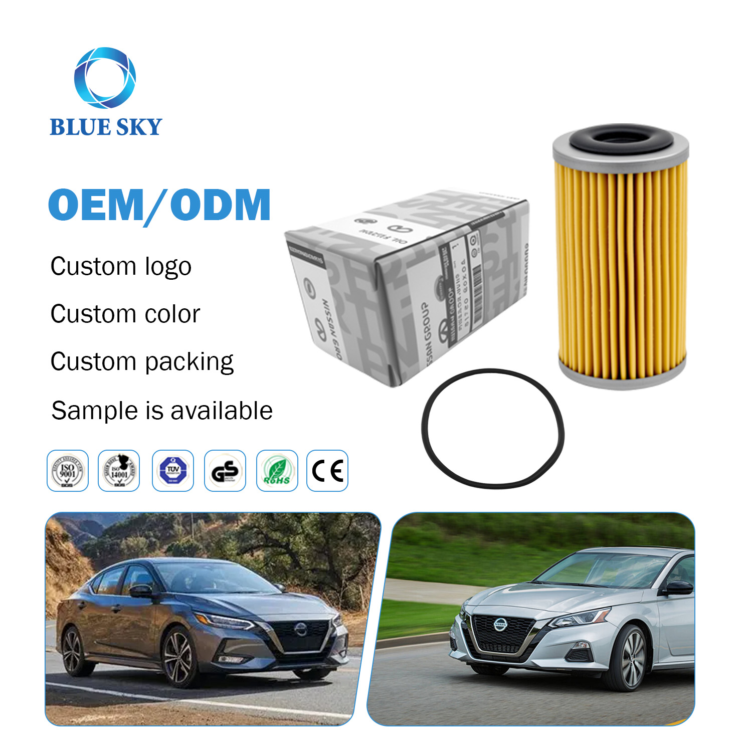 31726-28X0a 31726-3jx0a 현대 기아 닛산 자동차 변속기용 변속기 오일 필터 - OEM 공장 도매