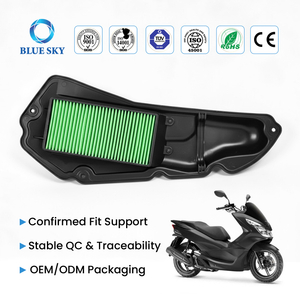 Hondas PCx160 2021-2024 PCx125 2021-2022 용 오토바이 흡기 공기 필터 교체