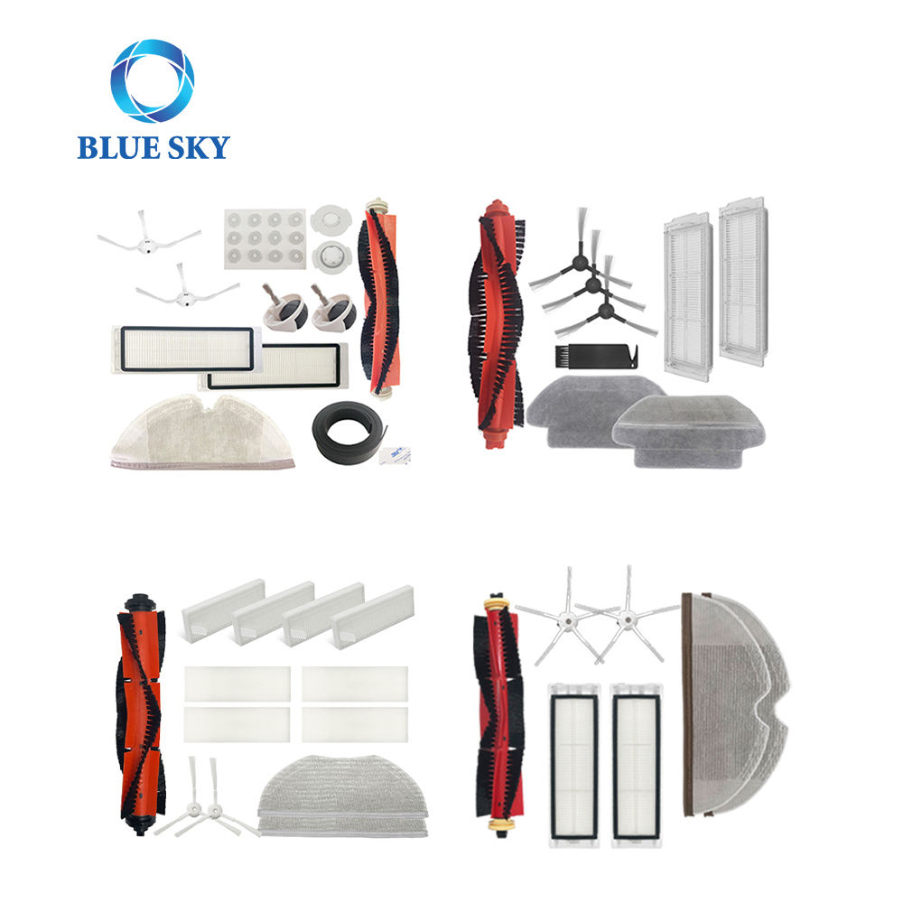 필립스 R6 Slim/Xu6500 스위핑 로봇 진공 청소기에 맞는 롤러 브러시 및 사이드 브러시