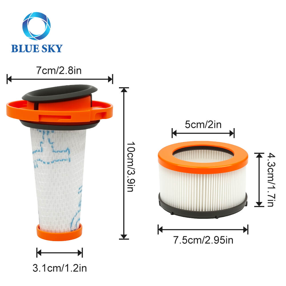 Size of Vacuum Cleaner Filter for Rowenta X-Force Flex 9.60 Animal Battery Vacuum Cleaner RH20xx RH2078 RH2037 RH2038 RH2039 RH20C2 Rowenta X-Force Flex 9.60 동물 배터리 진공 청소기 RH20xx RH2078 RH2037 RH2038 RH2039 RH20C2용 진공 청소기 필터 크기