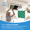 HVAC 환기 시스템용 G4 주름형 패널 공기 필터 24x24x2 인치 