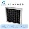 HVAC 환기 냄새 제어를 위한 알루미늄 프레임이 있는 활성화된 탄소 주름형 패널 공기 필터