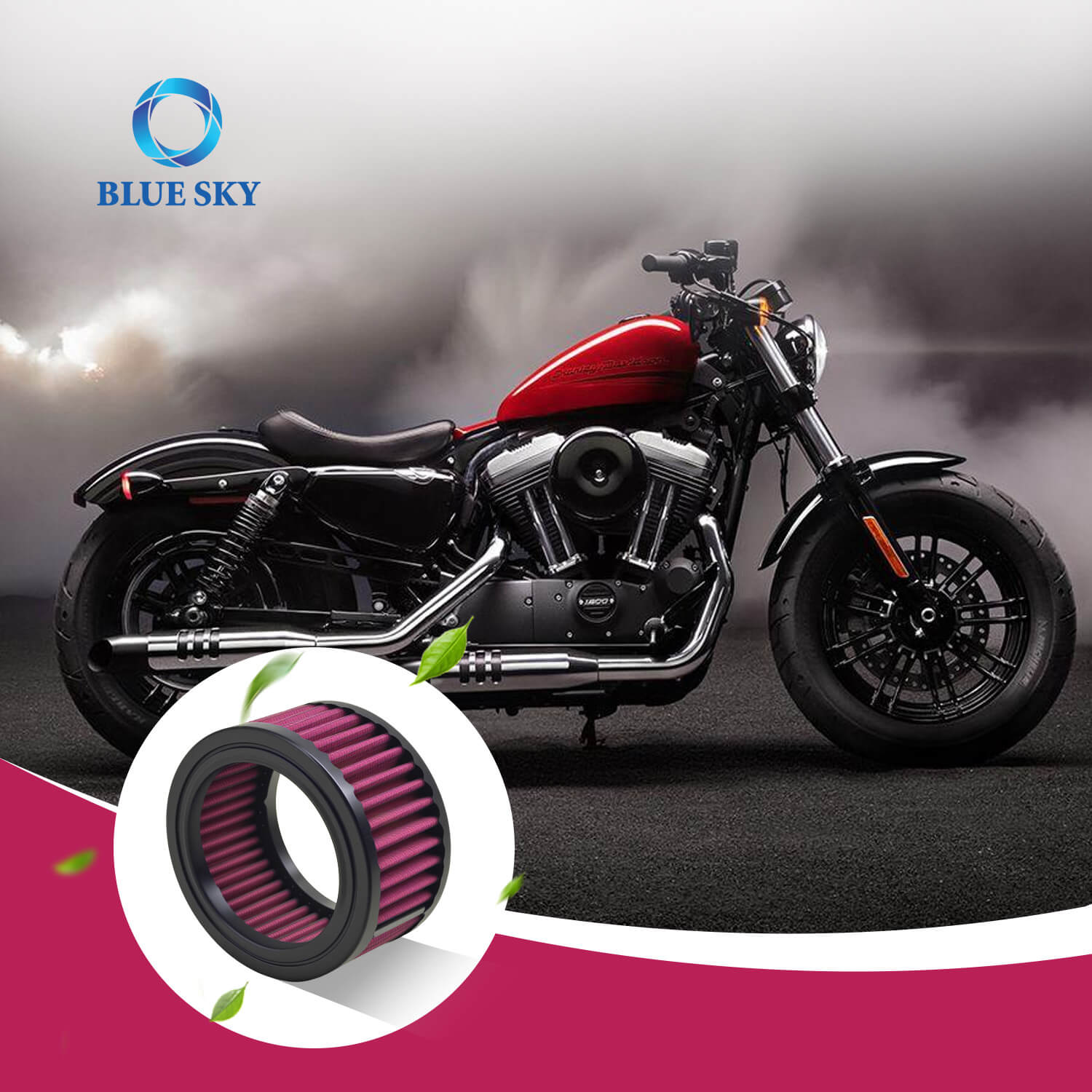 Harley Davidson Sportster 883/1200의 성능 에어 필터
