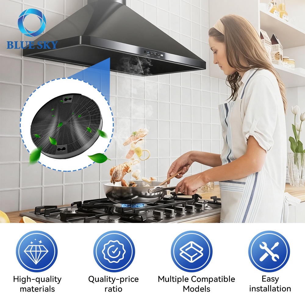 월풀, 키친에이드, 삼성과 호환되는 고효율 활성탄 레인지 후드 필터 