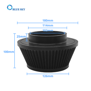 개조된 차량 교체용 102mm 맞춤형 냉기 필터